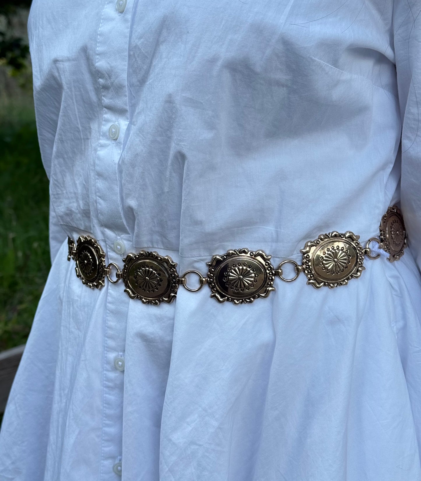 Gold Western Belt